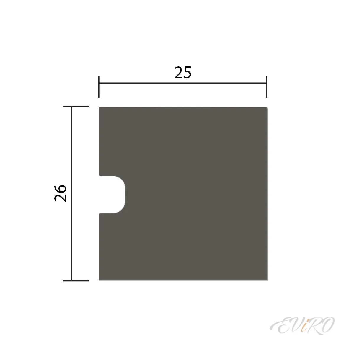 Молдинг EViRO Модель 1.51.803