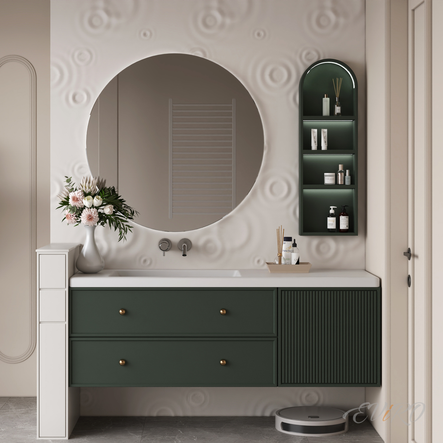 Гипсовая 3D панель EViRO Circles