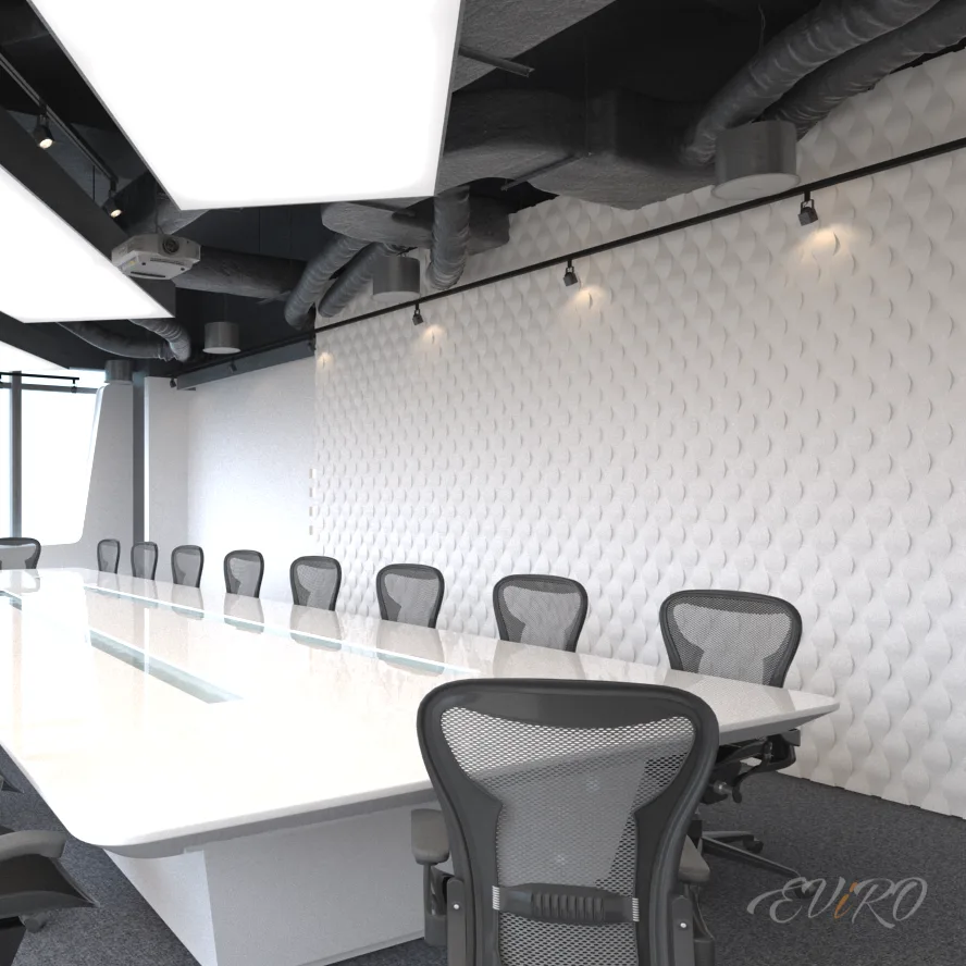 Гипсовая 3D панель EViRO Чешуя