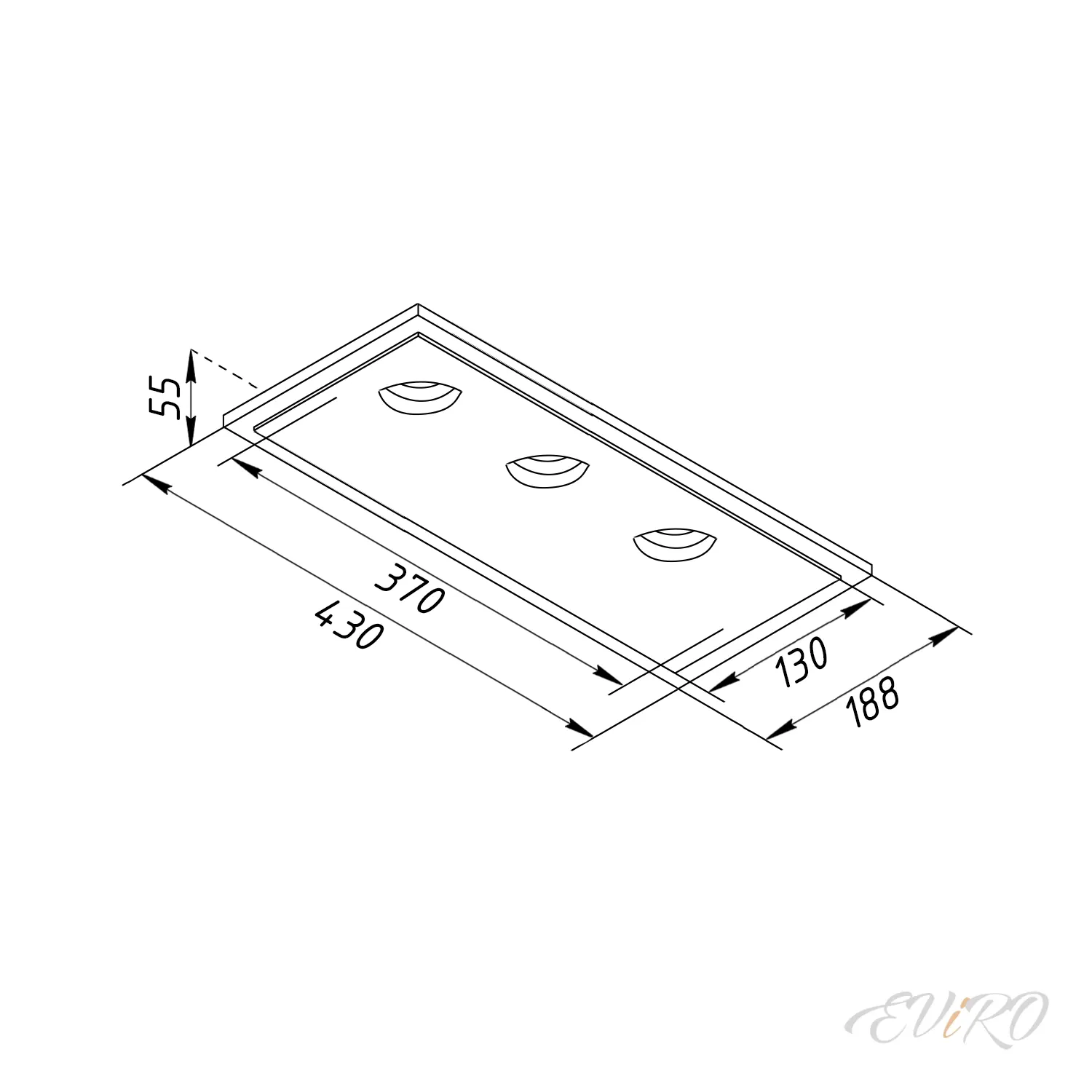 Потолочный светильник EViRO ВПС 23
