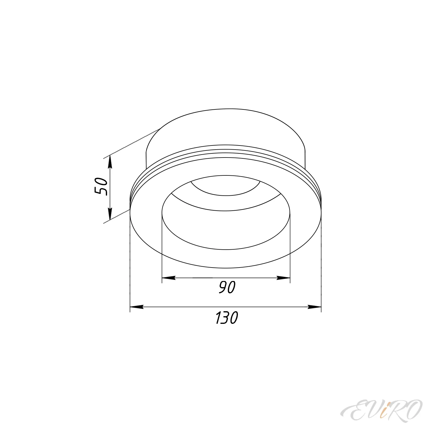 Потолочный светильник EViRO ВПС 16