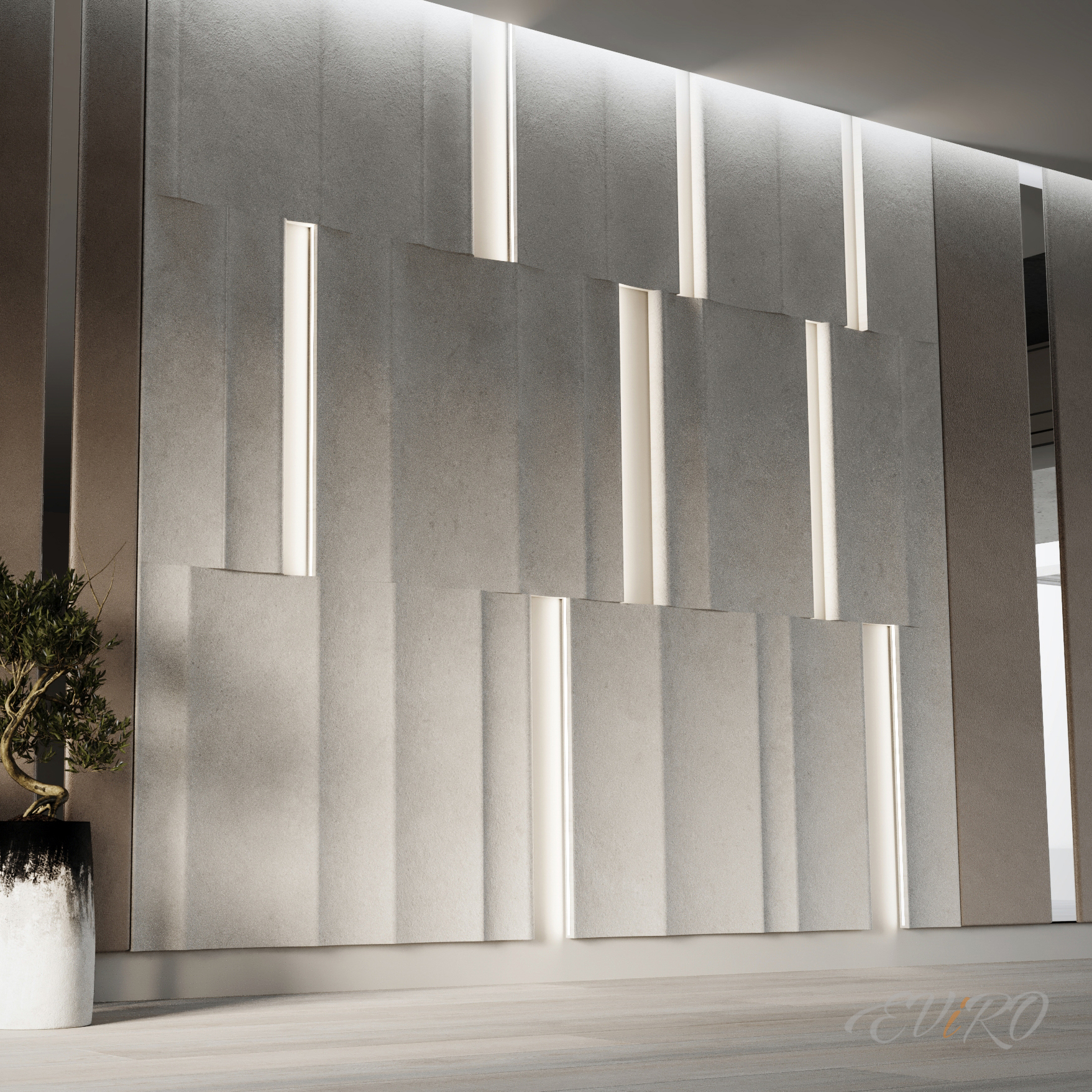 Гипсовая 3D панель EViRO Extension