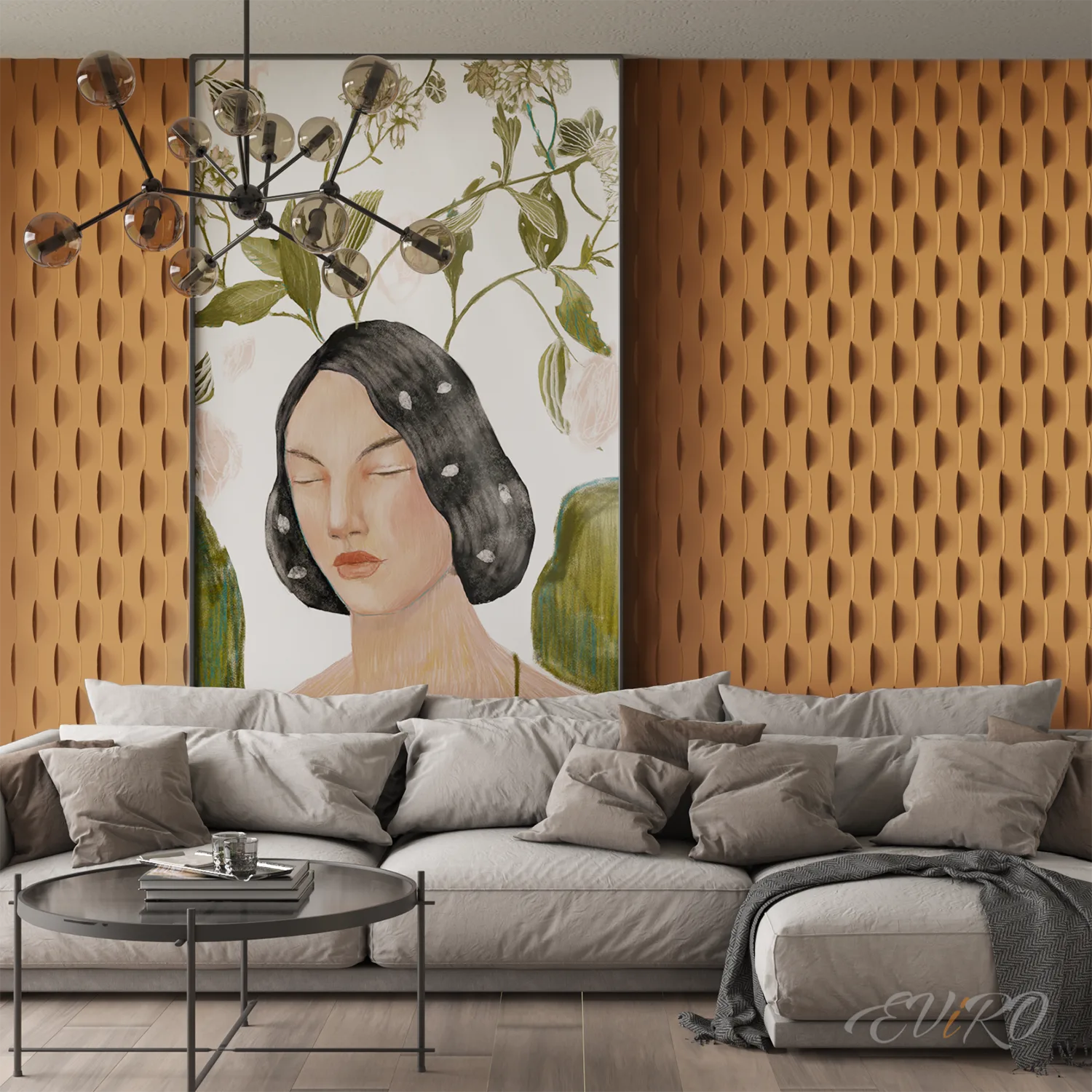 Гипсовая 3D панель EViRO Кирпичи