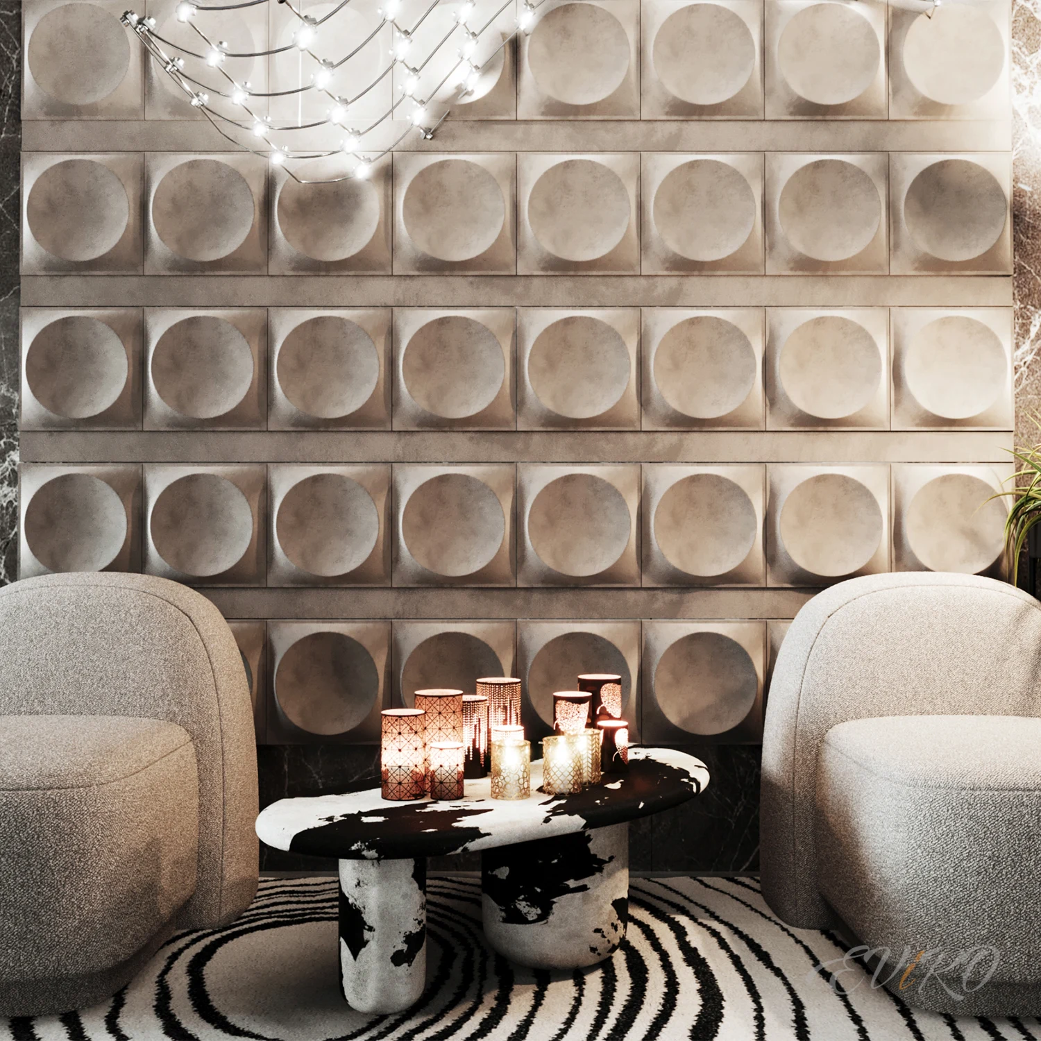 3D панель EViRO Circle Premium Soft