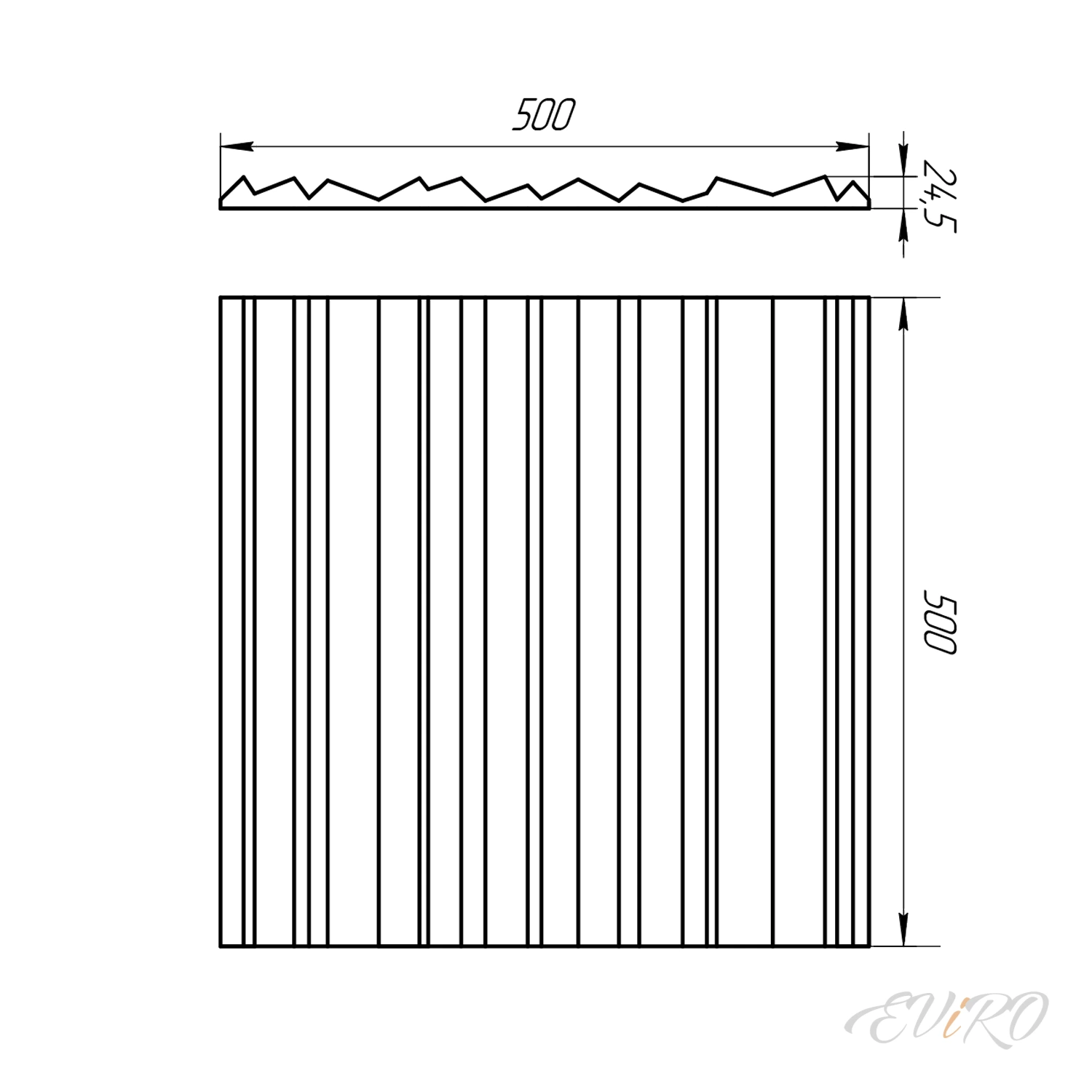 Декоративная 3d панель Zebrano