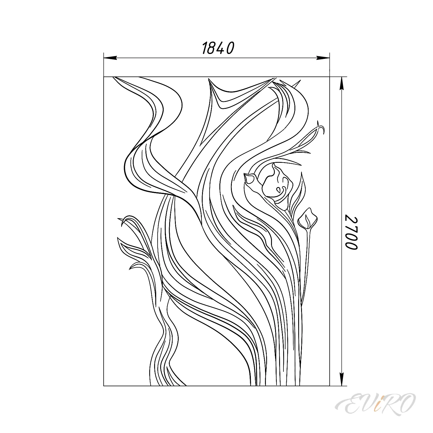 Гипсовая 3D панель EViRO Sharm