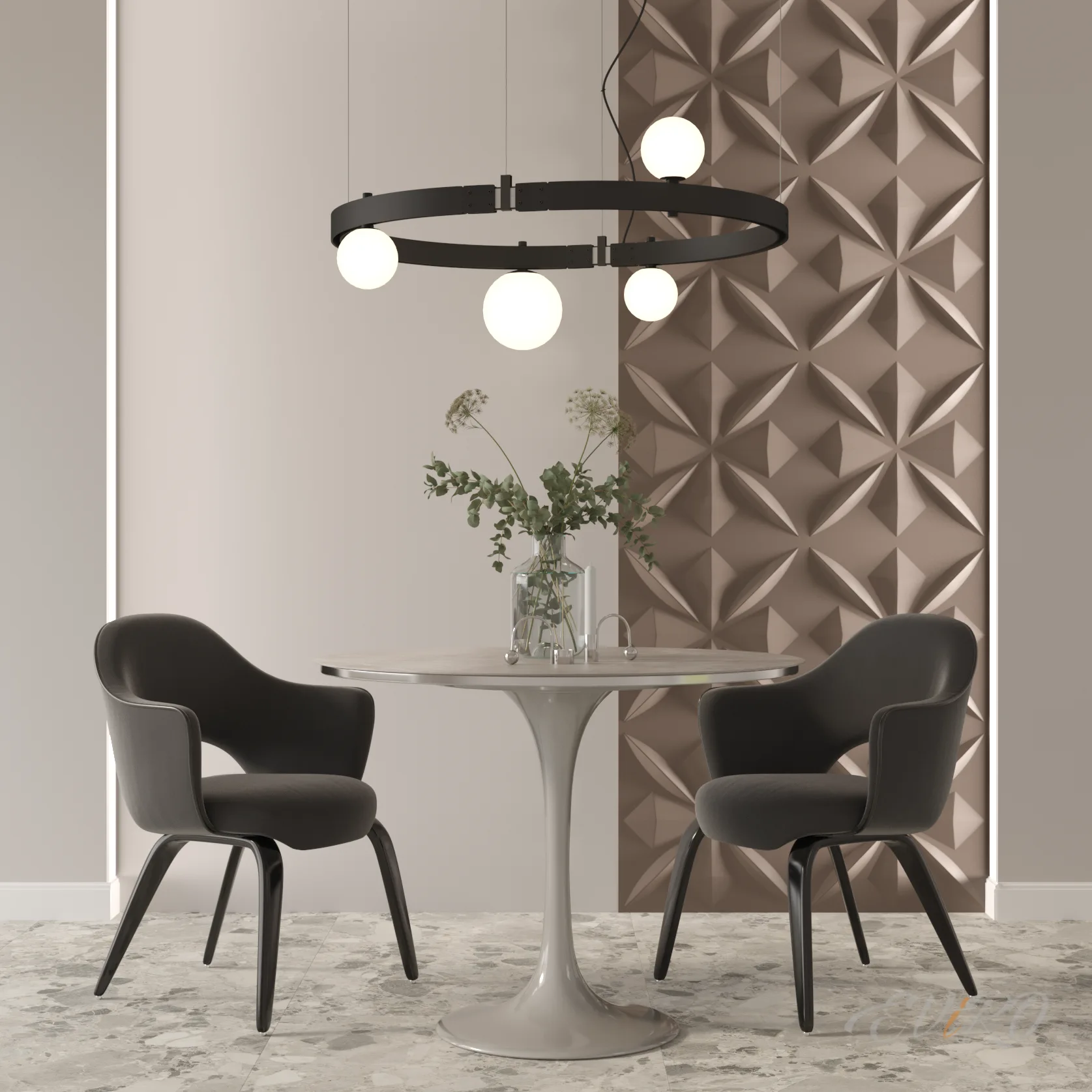 Гипсовая 3D панель EViRO Королевство