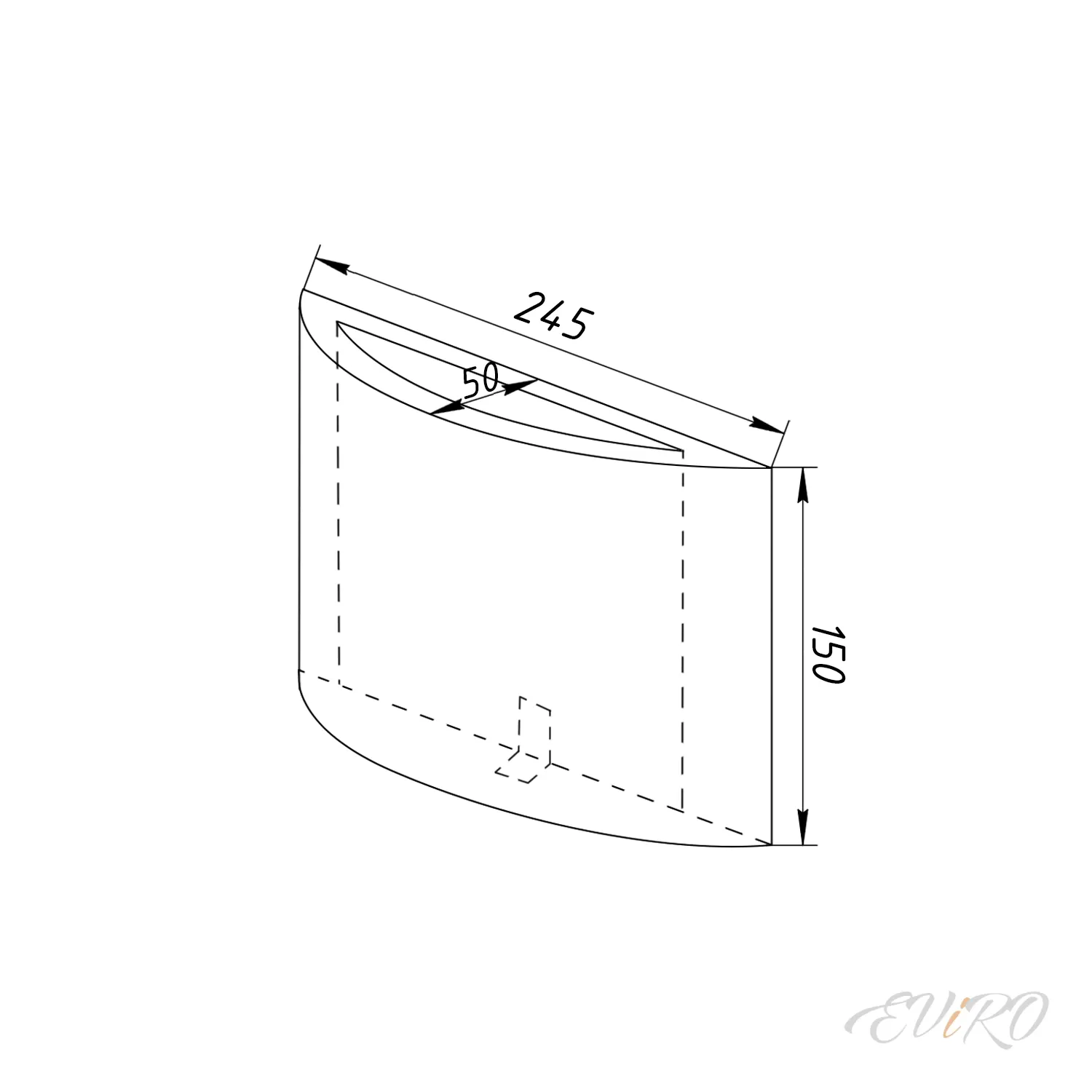 Стеновой светильник EViRO НС 28
