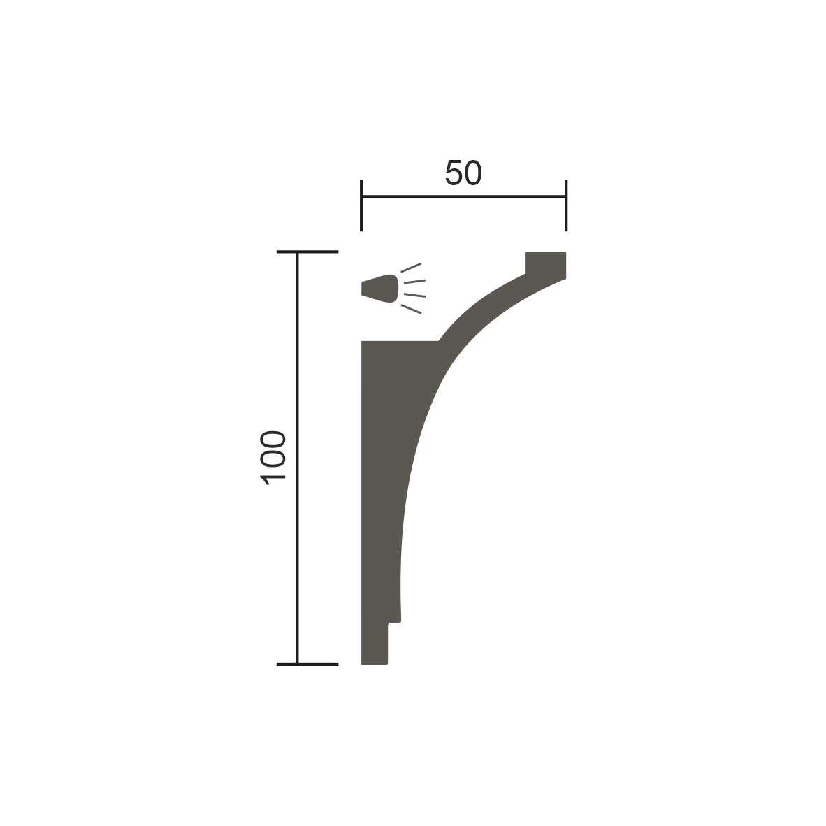 Карниз EViRO Модель 38 LED