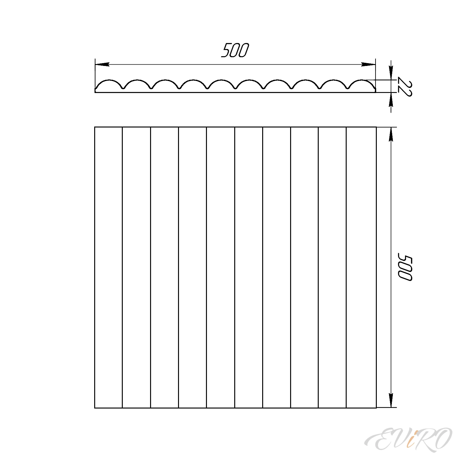 Интерьерная панель Vector