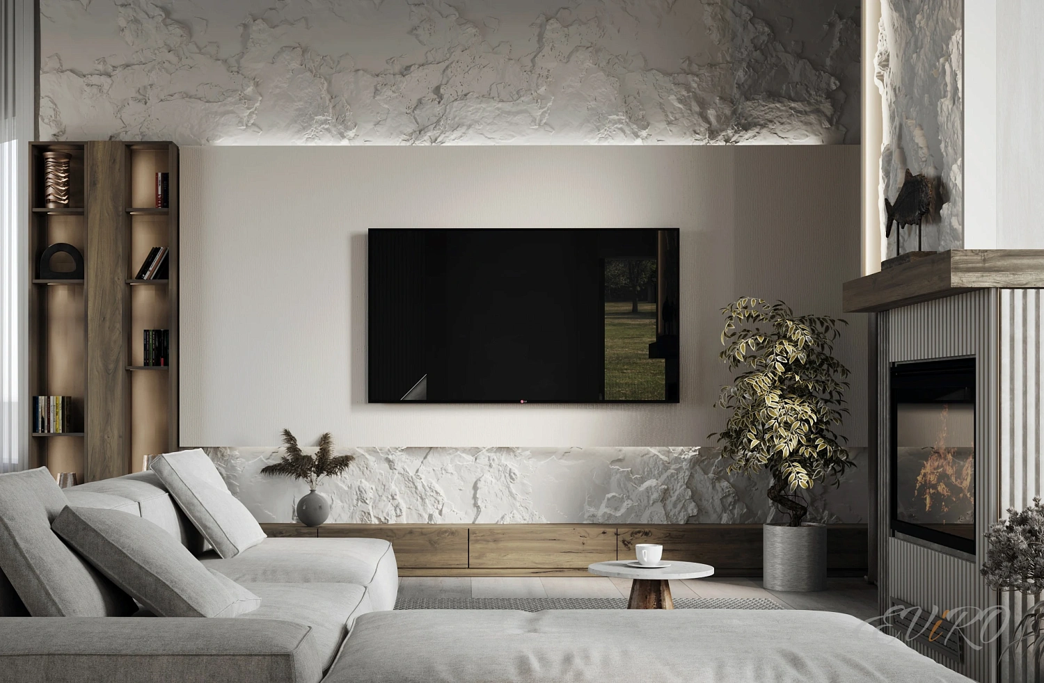 Подсветка, направленная на рельеф EViRO