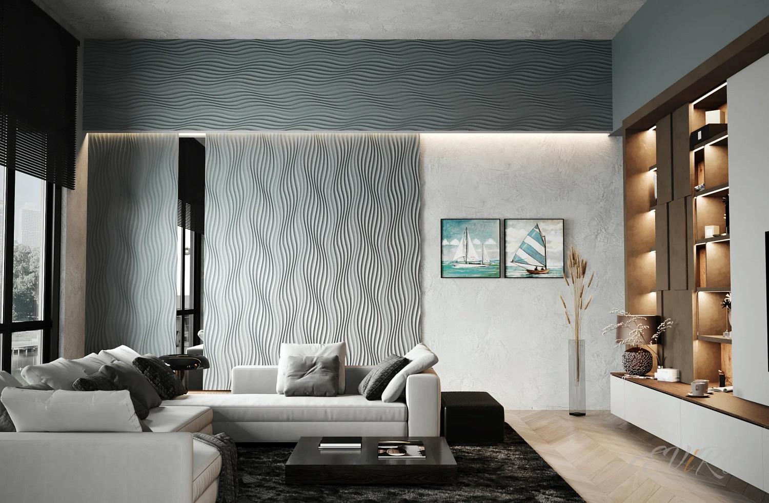 Подсветка, направленная на рельеф EViRO