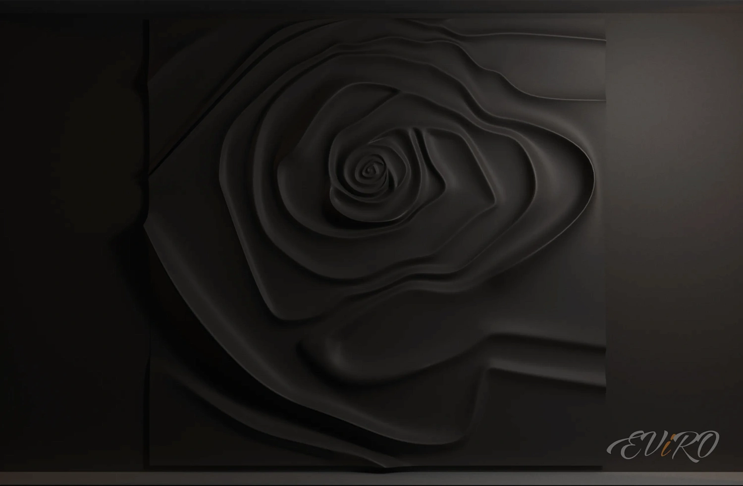 Гипсовый 3D барельеф EViRO Rose 