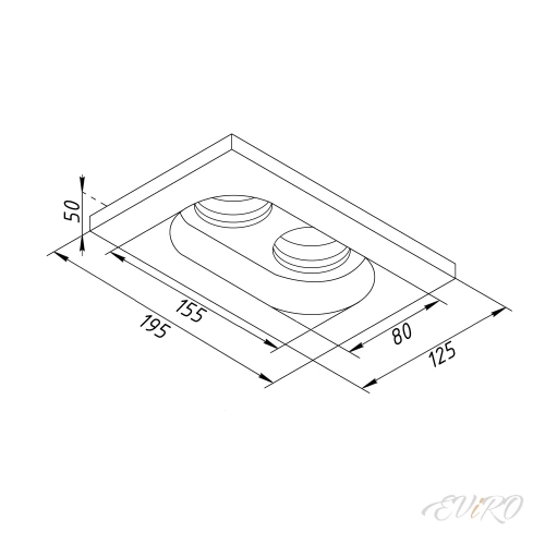Потолочный светильник EViRO ВПС 8